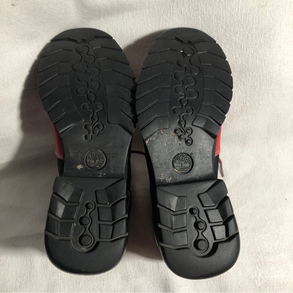 Timberland Leather Wedge Lace Up Boots Hiking - Picture 5 of 8